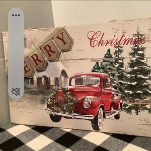 Christmas hanging frame Farmhouse